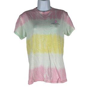 Simply Southern Womens Tie-Dye T-Shirt With Beach Graphic Size S